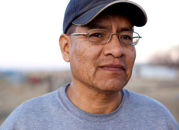 Person wearing hat outdoors