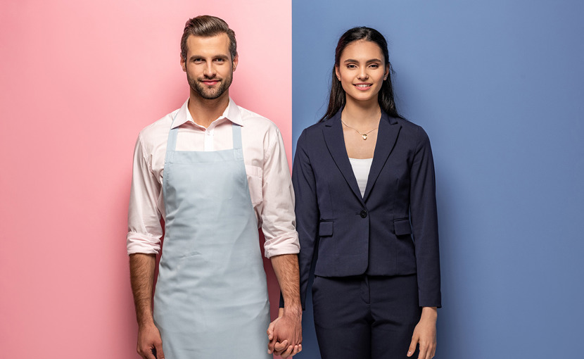 2 people holding hands.