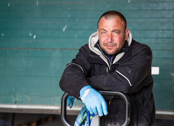 A portrait of a seasonal agricultural worker.