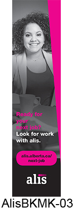 Alis bookmark - Ready for your next job?