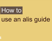 "How to use an alis guide" video title screen