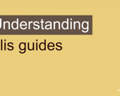 "Understanding alis guides" video title screen