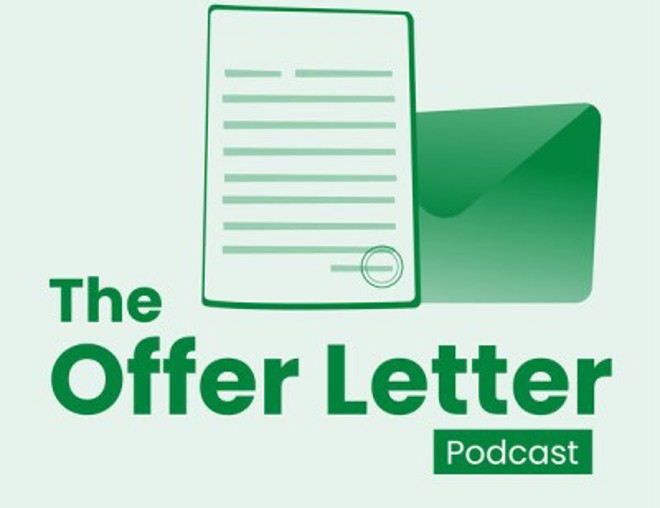 The Offer Letter Podcast logo.
