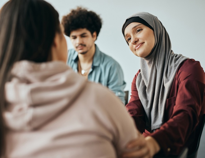 Mental health support group