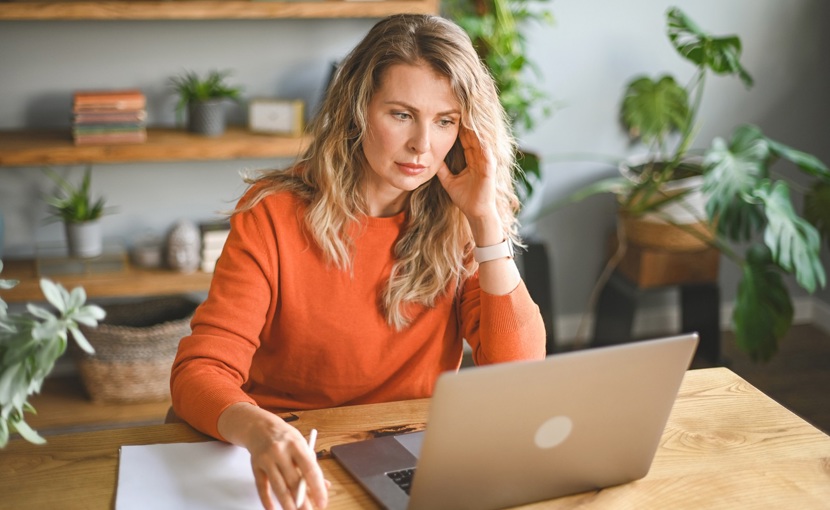 woman managing menopause