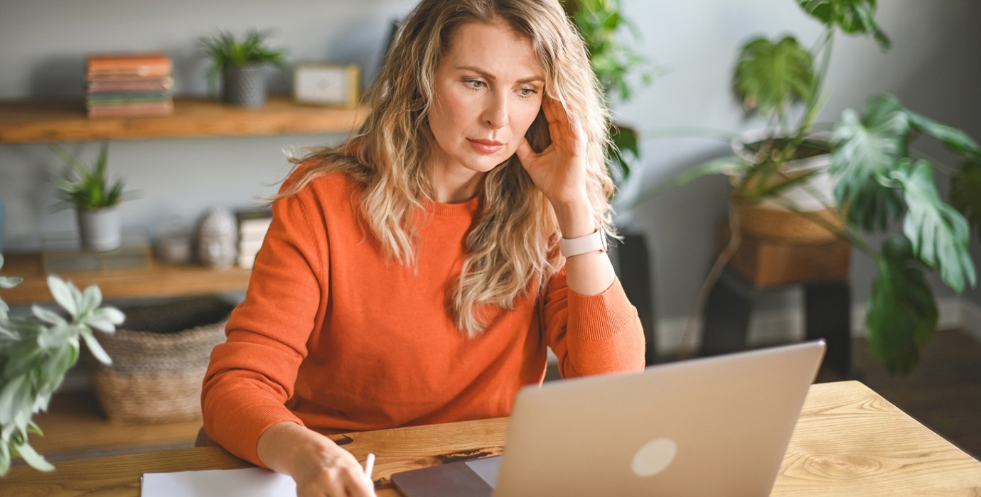 woman managing menopause