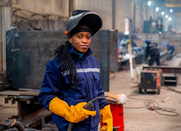 women in welding trade