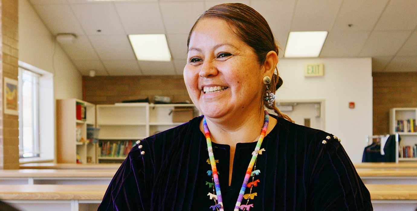 Two-spirit person at job interview