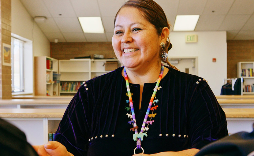 Two-spirit person at job interview